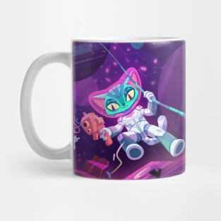 Space cat Mug